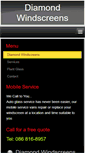 Mobile Screenshot of diamondwindscreens.com